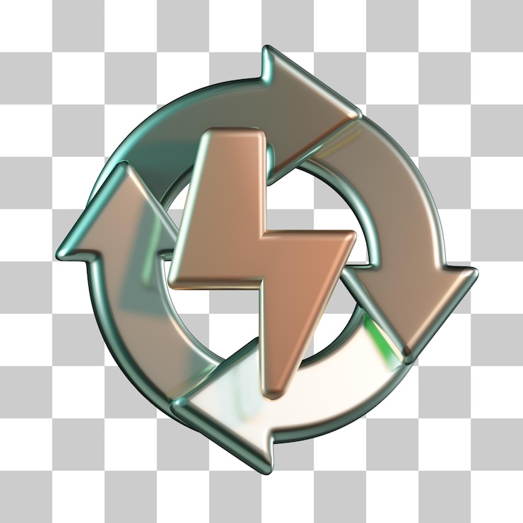 PSD renewable energy 3d icon