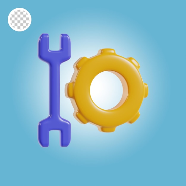 Repair object icon 3d illustration