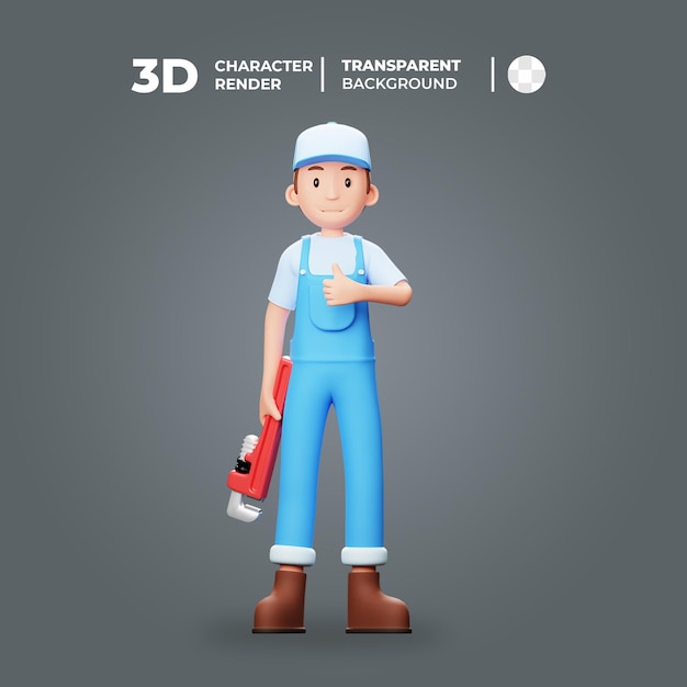 PSD reparateur van 3d-personages