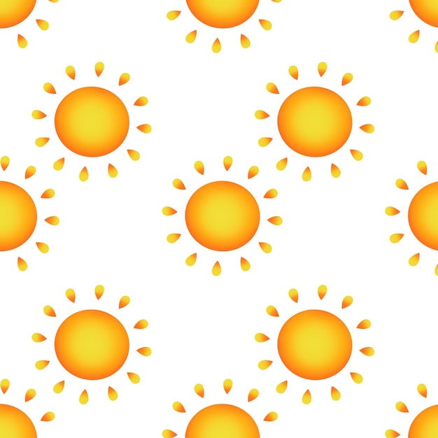 太陽の繰り返しのラスターパターン