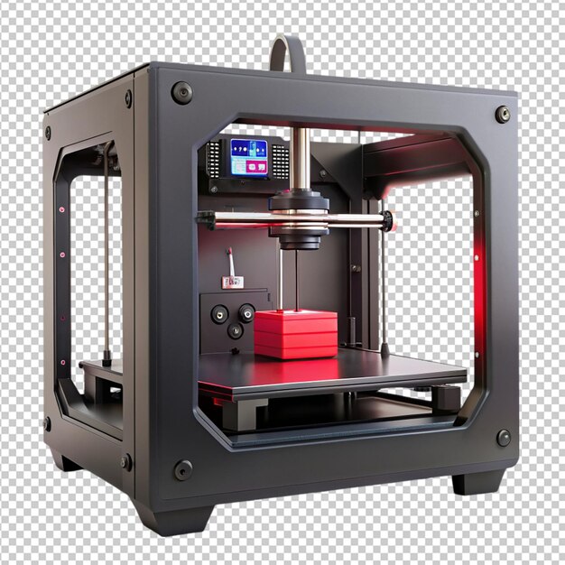 PSD replikator drukarki makerbot 3d na przezroczystym tle