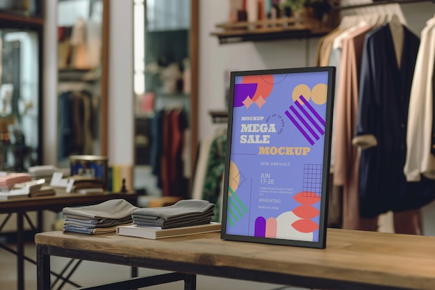 PSD resale  concept mockup