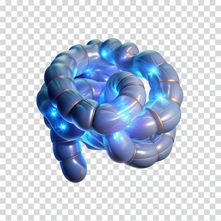 PSD respiratory system alveoli and bronchi 3d model