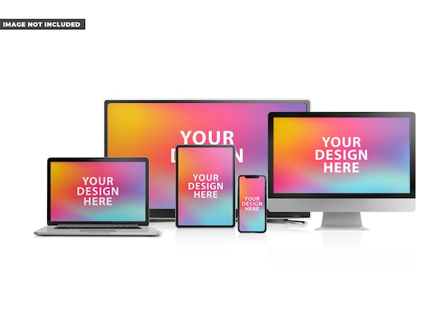 PSD responsive mockup