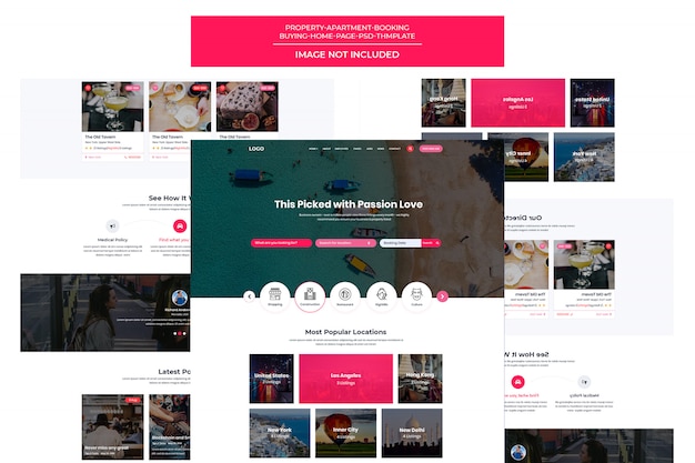 Responsive Travel Book Szablon strony docelowej