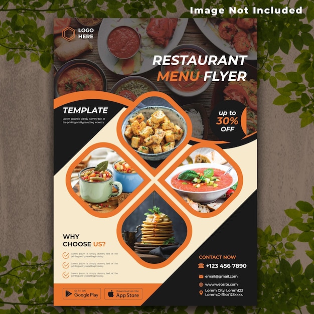 restaurant business fast food flyer templates free psd
