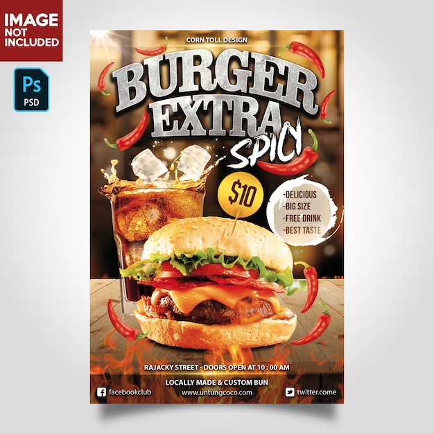 restaurant flyer template