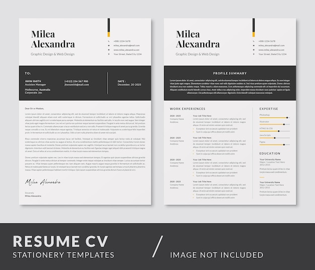 Curriculum vitae cv e lettera di presentazione