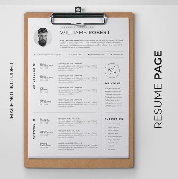 Резюме CV Curriculum Vitae