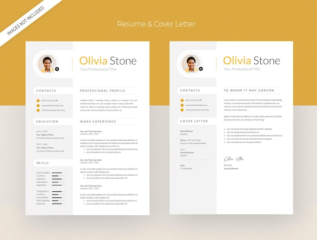 resume cv templates