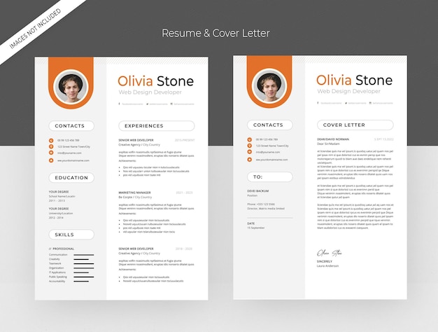 PSD resume cv templates