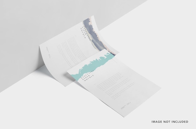 Resume presentation executive paper mockup