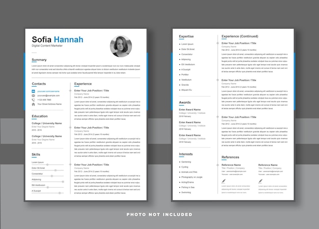 Resume template