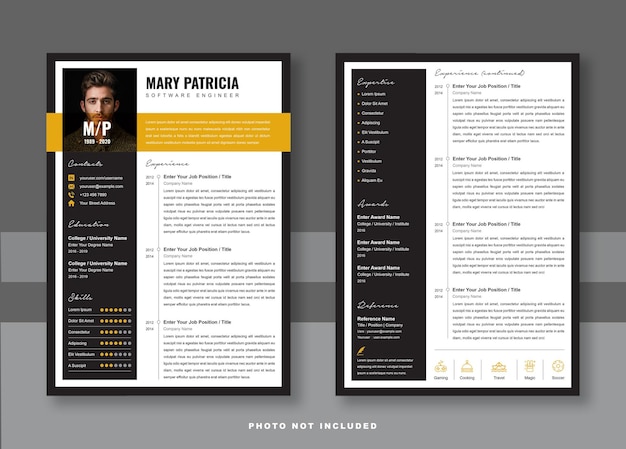 resume template