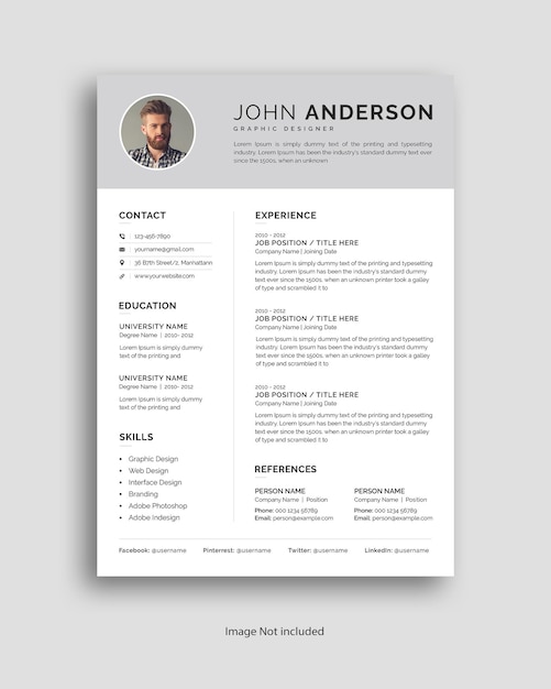 Resume template