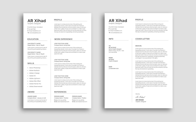 Resume With Cover Letter