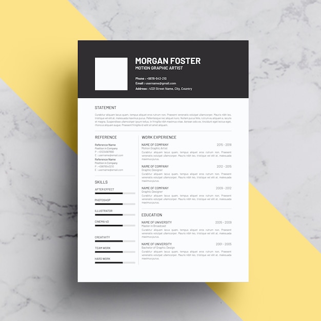 PSD resume