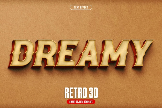 Retro 3D Text Effect