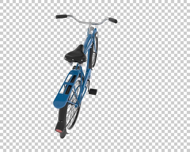 PSD bicicletta retrò isolata sullo sfondo illustrazione di rendering 3d