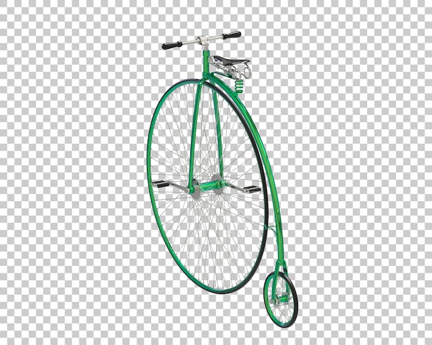 PSD Ретро-велосипед, изолированный на прозрачном фоне