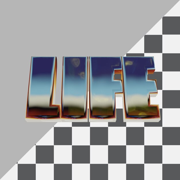 レトロ クラシック テキスト 3D レンダリング 透明な背景