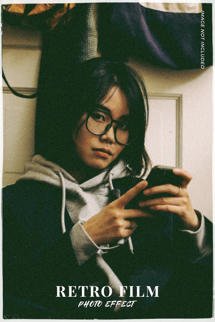 PSD 레트로 필름 사진 효과