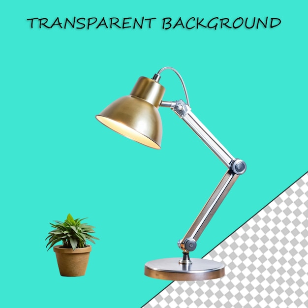 PSD retro gold lamp design element