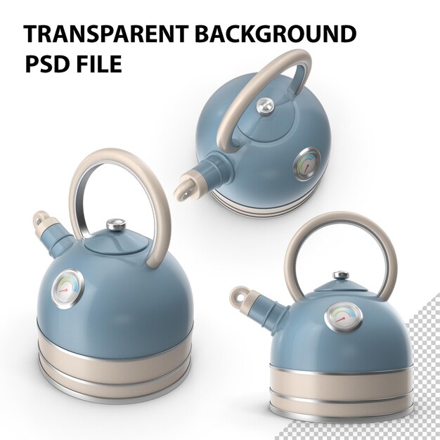 PSD retro kettle elektryczny png