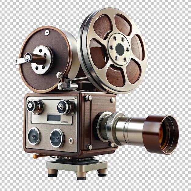 PSD retro movie camera