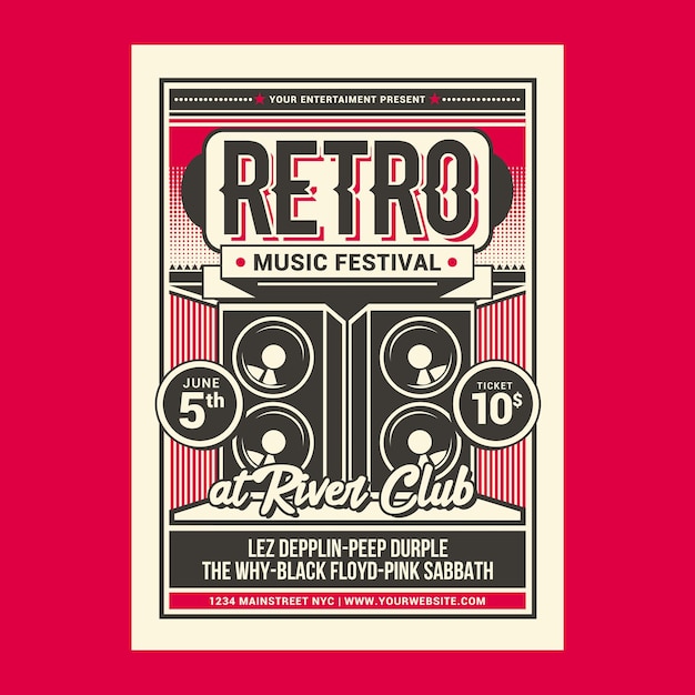 Retro music festival