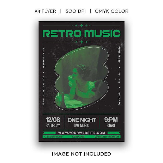 Retro Music Night Flyer