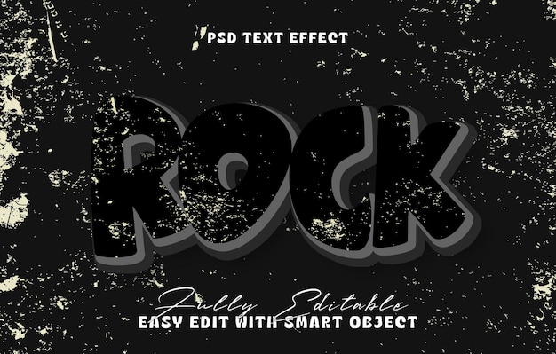 Retro Rock Vintage Text Effect