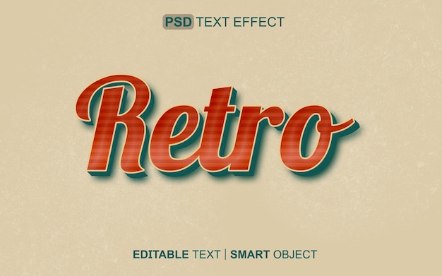 Retro Text Effect