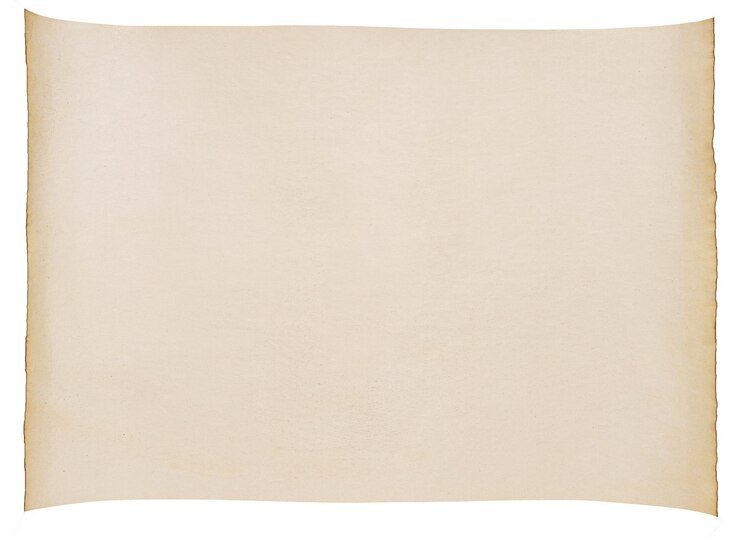 PSD retro torn aged paper scrolls crumpled paper ancient monuments on an empty background