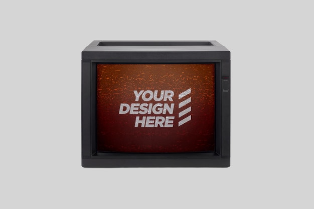 Retro tv mockup