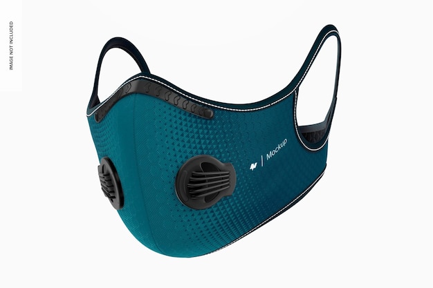reusable mask with filter mockup