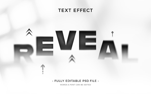 Reveal  text effect