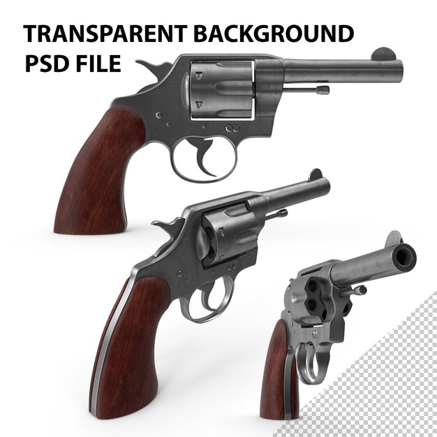 PSD revolver png