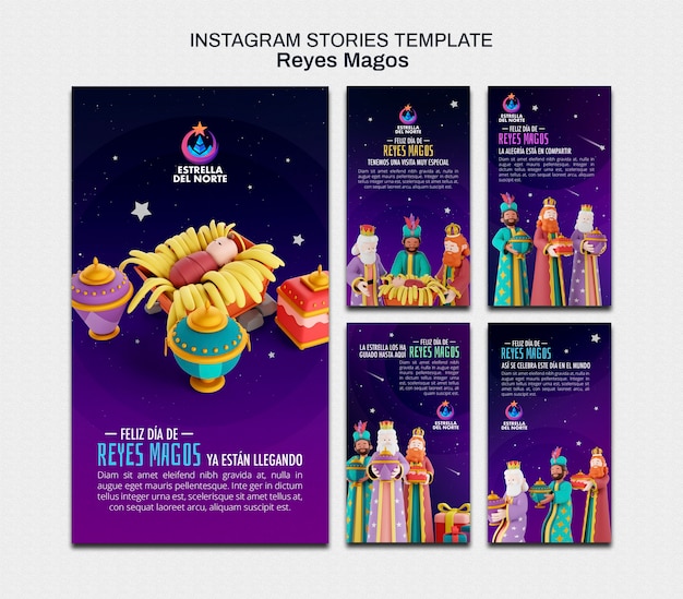 reyes magos   instagram stories