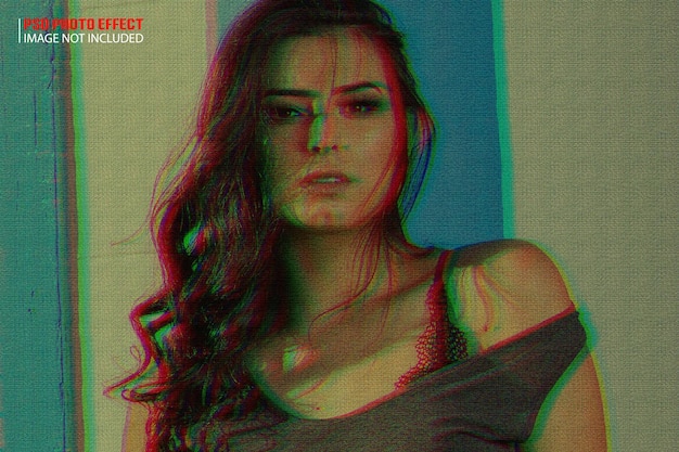 Effetto foto canale diviso colore rgb