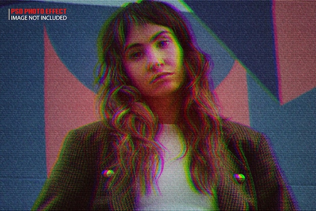 Effetto foto canale diviso colore rgb