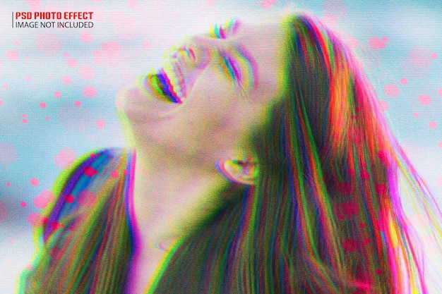 Effetto foto canale diviso colore rgb