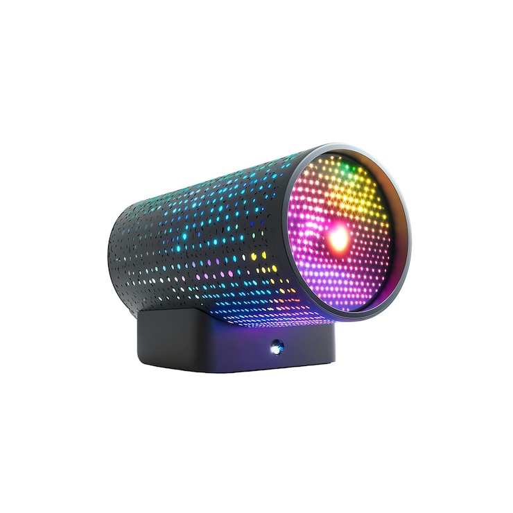 PSD rgb led 圓柱式喇,有孔式設計