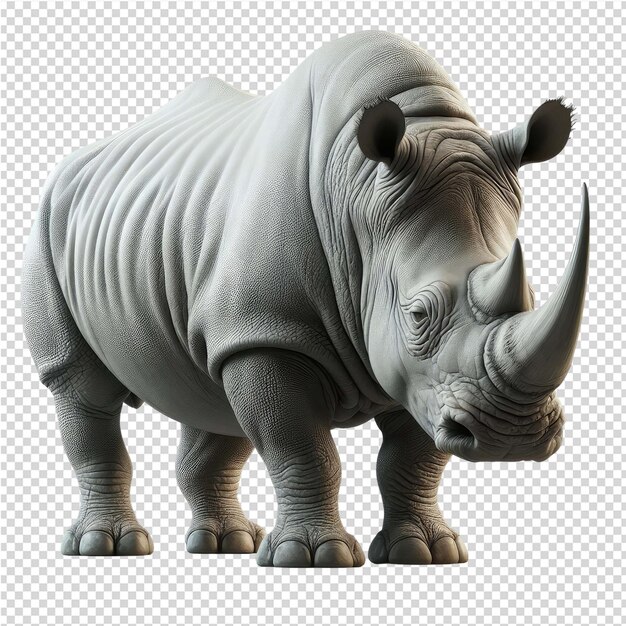 PSD a rhino with a rhino on its head and the front is shown in a photo