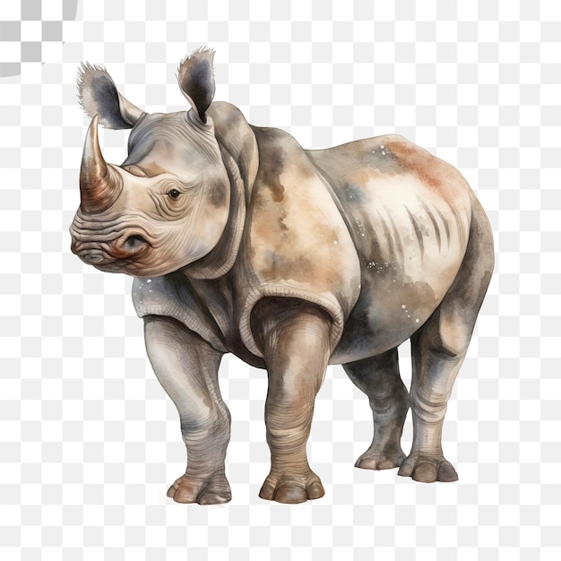 PSD the rhinoceros animal png - rhino png download