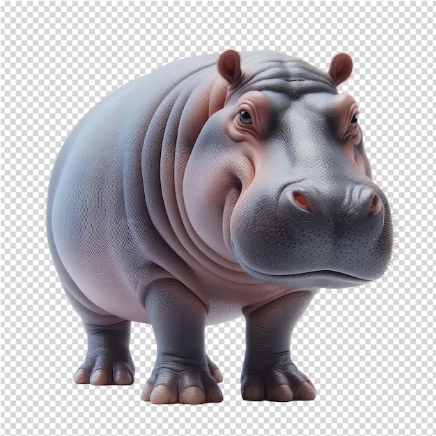 PSD rhinoceros postać z twarzą nosorożca