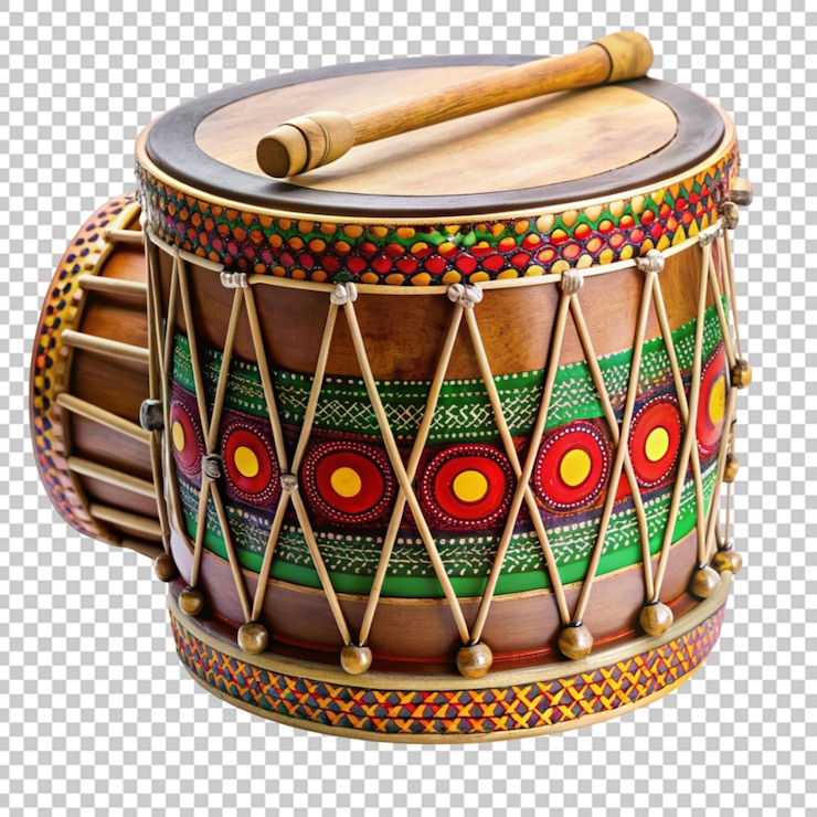 PSD rhythm drum on transparent background
