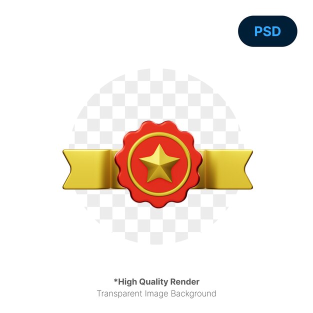 PSD Лента 3d icon premium psd