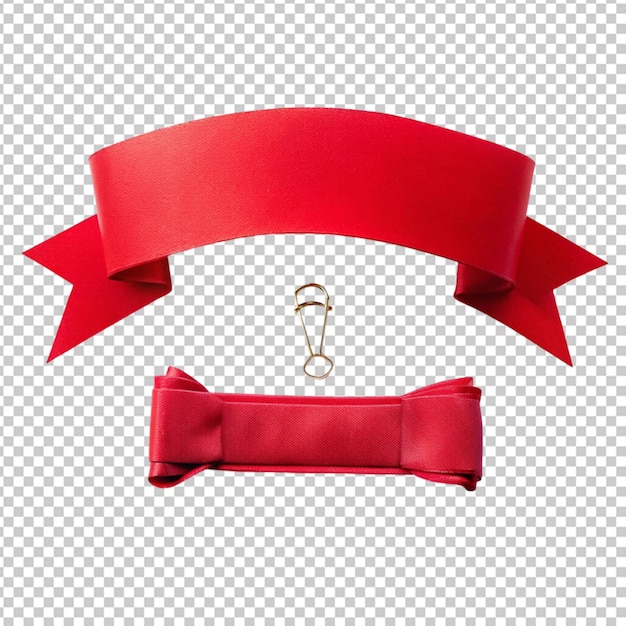 PSD ribbons isolated on white background