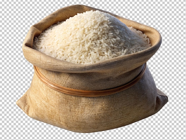 PSD rice in a bag